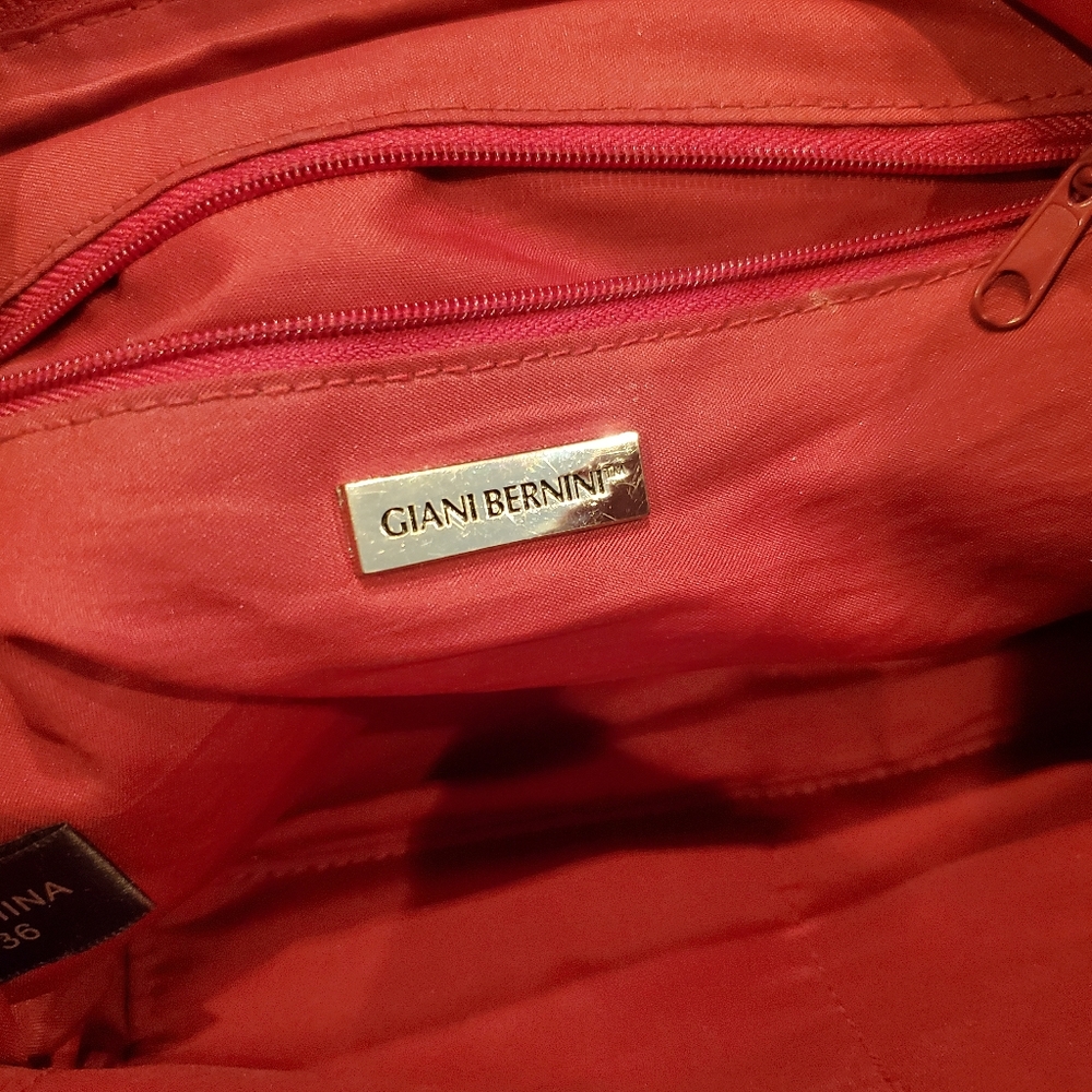 Giani Bernini red shoulder bag - Picture 6 of 9